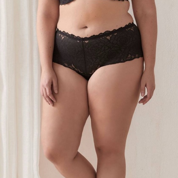 Dressé Size 1X Elegant Lace Women's Panties - Black and Gray - BRAND NEW - Picture 6 of 7